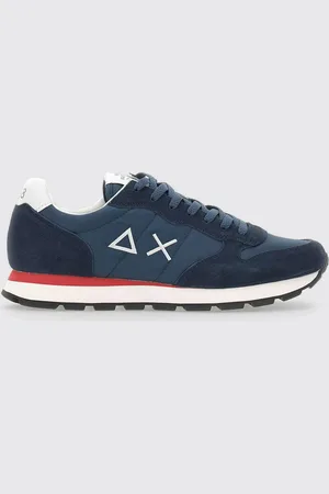 sun68 Sneakers Tom Solid in camoscio e mesh