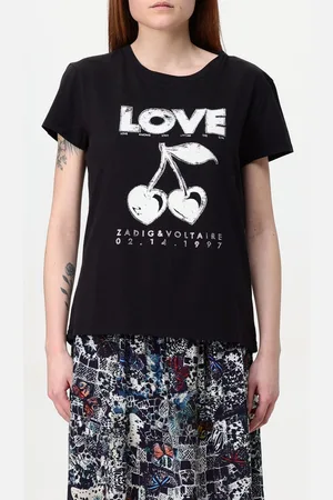 Zadig & Voltaire T-shirt in cotone stampata
