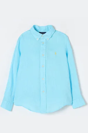 Ralph Lauren Camicia in lino con logo