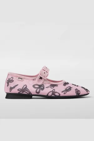 Camper Ballerina Casi Myra in PET riciclato con stampa floreale