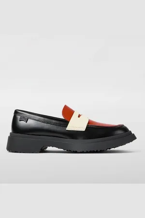 Camper Mocassino Twins in pelle spazzolata