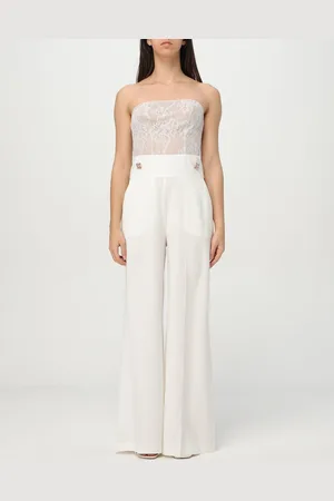HH COUTURE Tuta in crêpe e pizzo