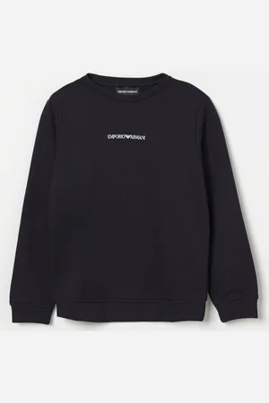 Emporio Armani Felpa a girocollo con mini logo