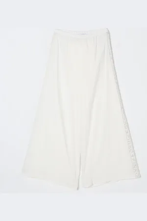 Pinko Pantalone largo in mussola di cotone
