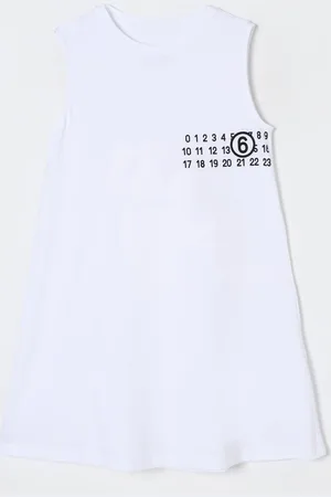 Maison Margiela Abito in cotone con logo