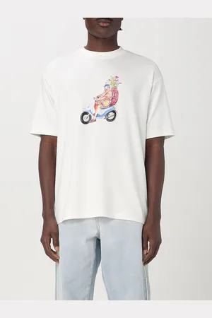 Drôle de Monsieur T-shirt in cotone con stampa grafica