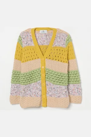 Etro Cardigan in maglia di cotone a righe
