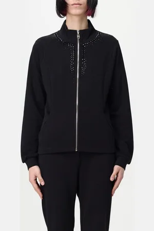 Liu Jo Felpa con zip in misto cotone