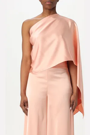 HH COUTURE Top monospalla in raso