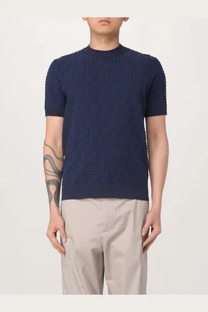Fendi T-shirt a girocollo in cotone FF