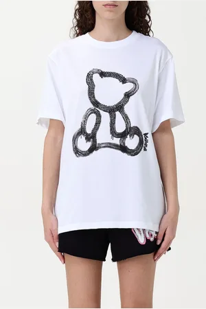 DISCLAIMER T-shirt in cotone con maxi logo Bear