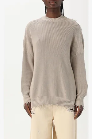 ANIYE BY Maglia in cotone con orlo sfrangiato