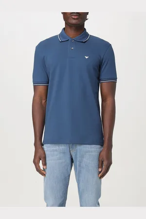 Emporio Armani Polo basic in cotone con mini logo
