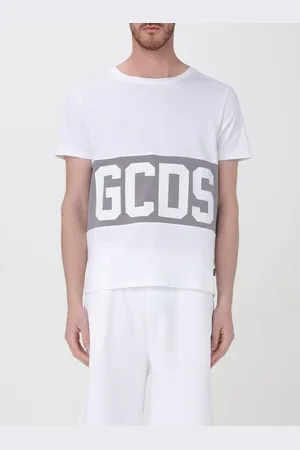 GCDS T-shirt in cotone con maxi logo