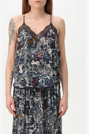 Zadig & Voltaire Top in viscosa stampata