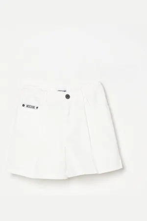 Moschino Pantaloncino di jeans con logo