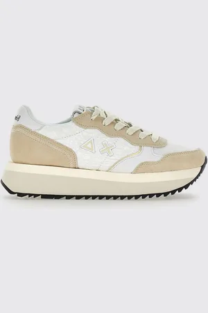 sun68 Sneakers Ally Flower in camoscio e mesh jacquard