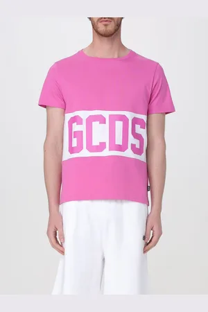 GCDS T-shirt in cotone con maxi logo