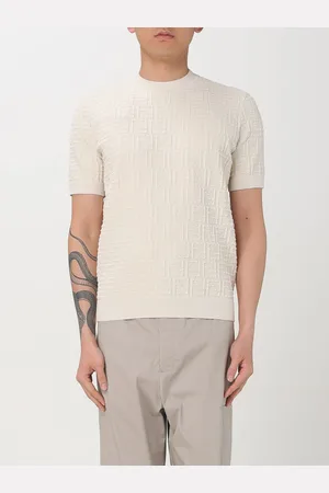 Fendi T-shirt a girocollo in cotone FF