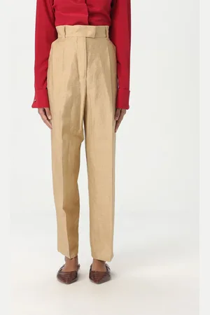 Max Mara Pantalone in misto seta