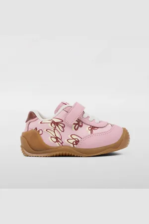 Camper Sneakers Dadda in mesh e pelle con stampa floreale