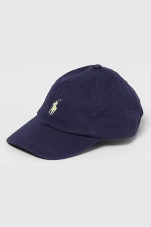 Ralph Lauren Cappello in cotone con logo ricamato