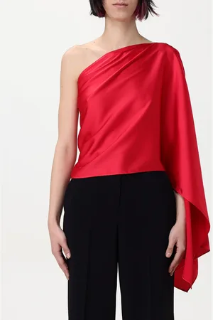 HH COUTURE Top monospalla in raso