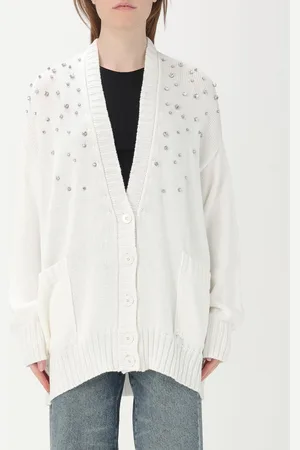 ANIYE BY Cardigan in cotone con cristalli