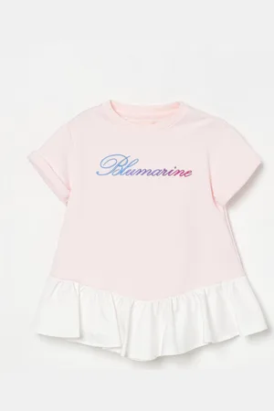 MISS BLUMARINE Abito in cotone con logo
