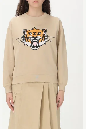 Kenzo Felpa a girocollo con stampa Tiger