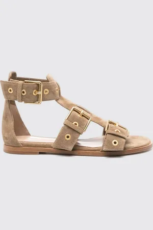 Gianvito Rossi Sandalo in camoscio