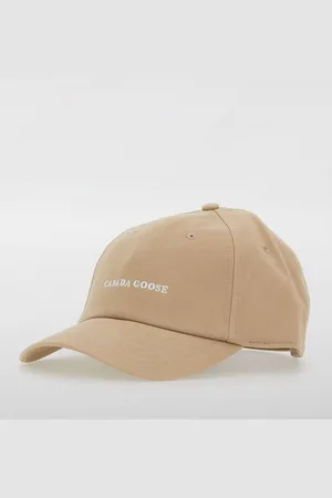 Canada Goose Cappello in cotone con logo ricamato