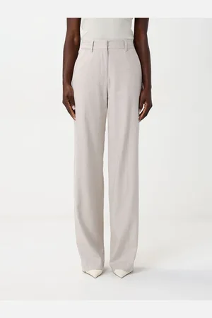 Iceberg Pantalone classico in misto cotone e lino