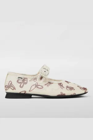 Camper Ballerina Casi Myra in PET riciclato con stampa floreale