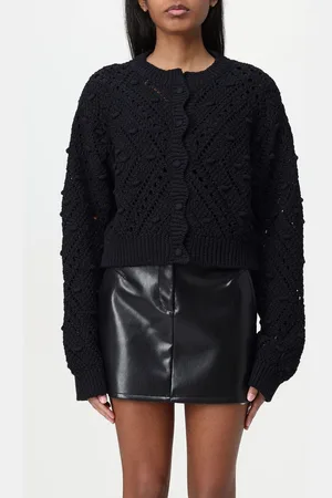 Twin-Set Cardigan cropped in maglia di misto cotone