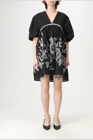 Kaos Abito in misto cotone con ricami
