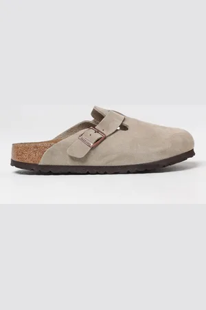 Birkenstock Sabot Boston in camoscio