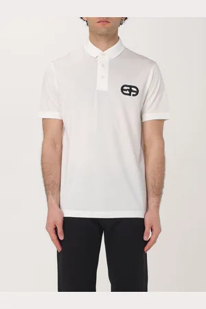 Emporio Armani Polo in misto cotone con logo