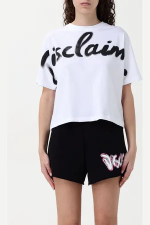 DISCLAIMER T-shirt in cotone con maxi logo