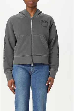 Pinko Felpa con zip in cotone