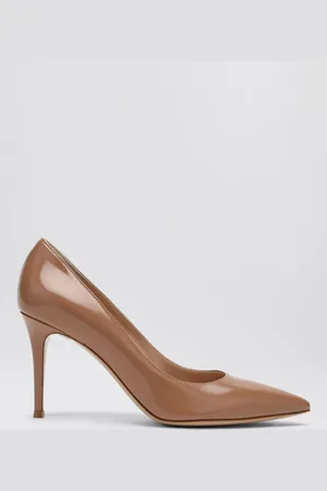 Gianvito Rossi Décolleté in pelle lucida