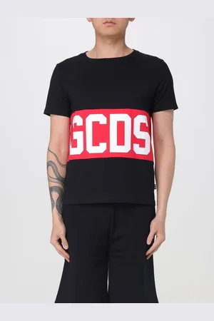 GCDS T-shirt in cotone con maxi logo