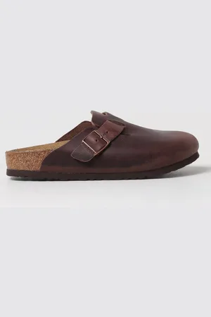 Birkenstock Sabot Boston in pelle oliata