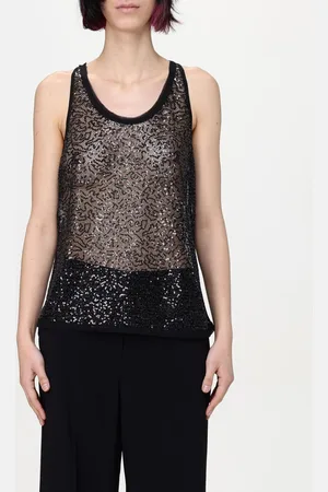 Pinko Canotta con paillettes