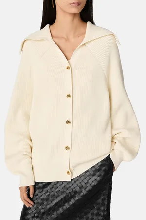 Bottega Veneta Cardigan in cotone a coste