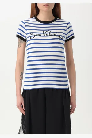 VALENTINO T-shirt in cotone a righe