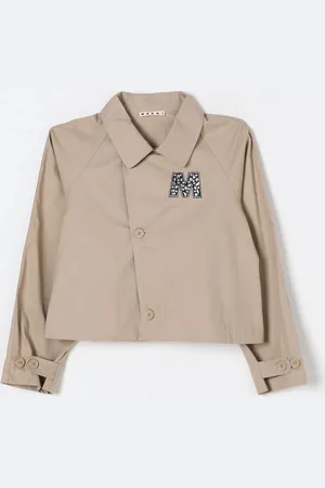 Marni Giacca camicia con logo gioiello