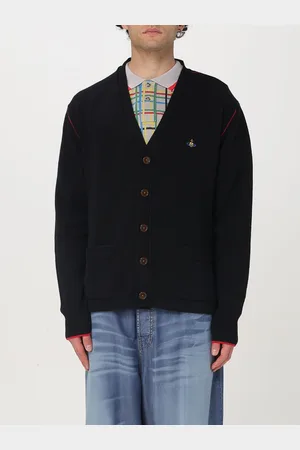 Vivienne Westwood Cardigan a v in lana merino e cashmere