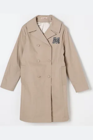 Marni Cappotto a doppiopetto con logo gioiello