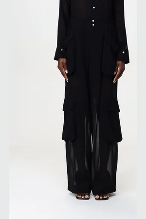 Pinko Pantalone cargo in georgette